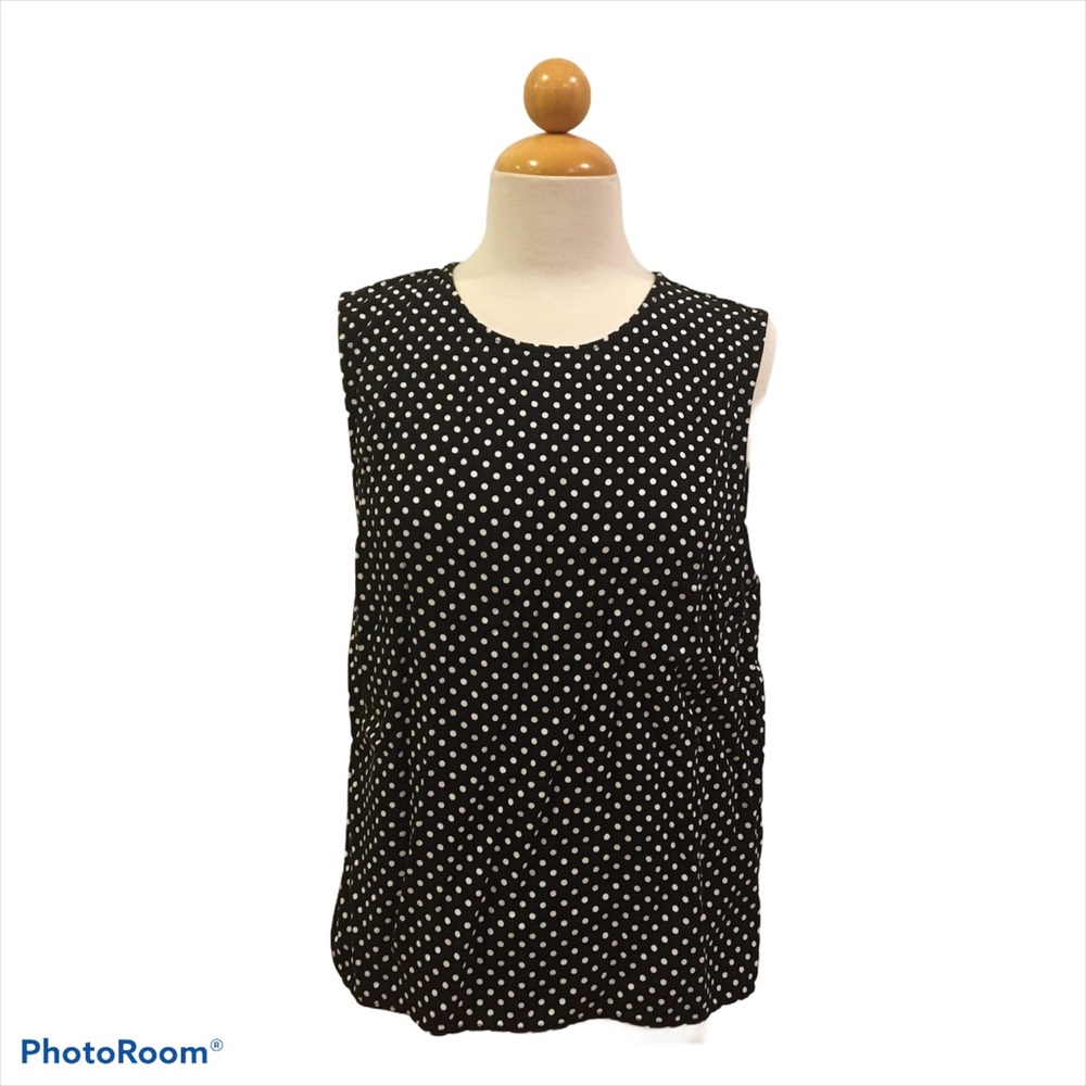 NWOT Popsugar Polka Dot Tank Blouse